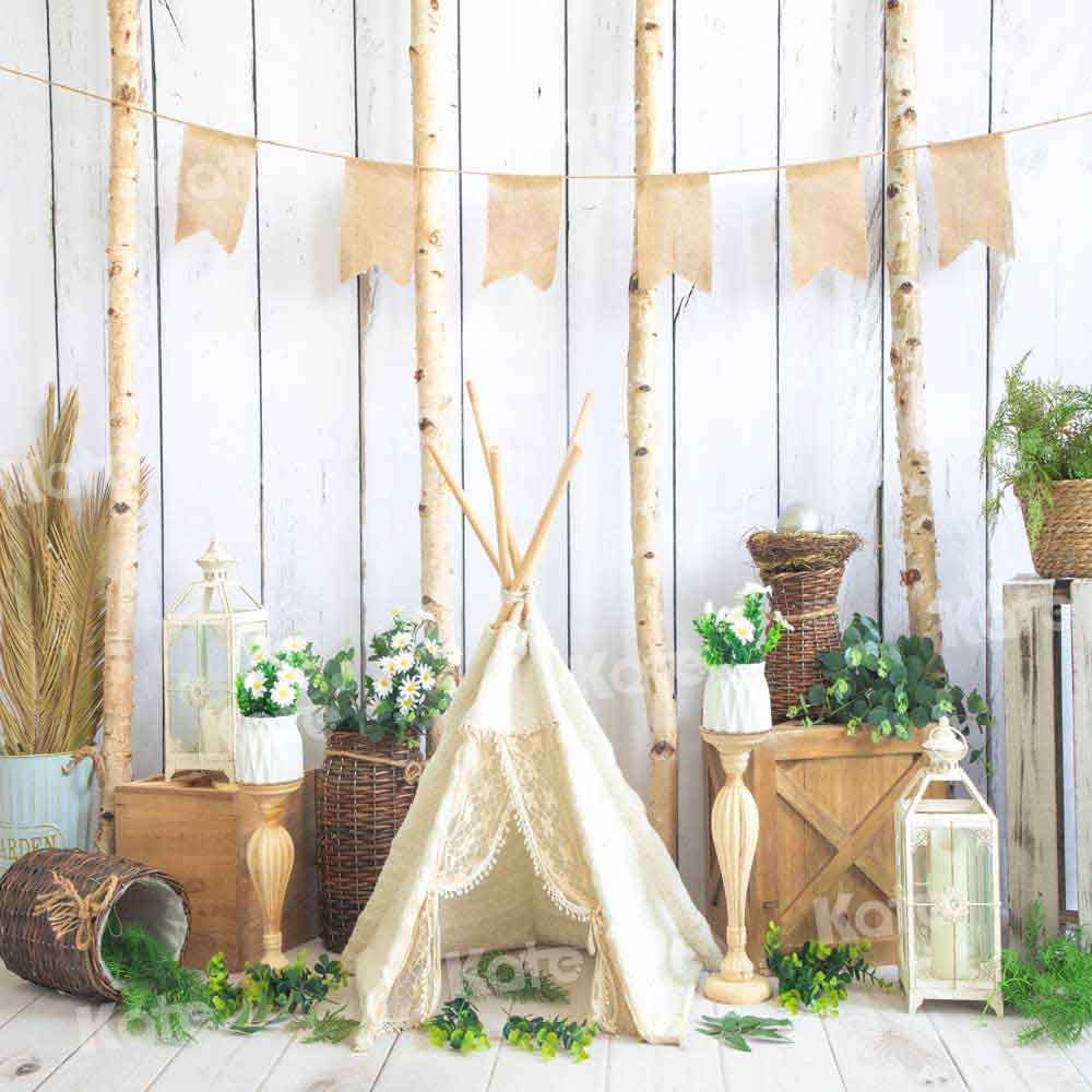 Kate Spring/Summer Wooden Backdrop Tent Jungle Designed by Emetselch