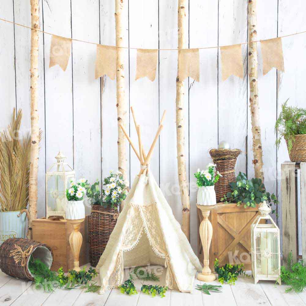 Kate Spring/Summer Wooden Backdrop Tent Jungle Designed by Emetselch - Kate Backdrop AU