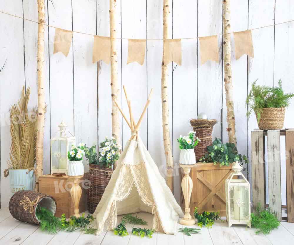 Kate Spring/Summer Wooden Backdrop Tent Jungle Designed by Emetselch