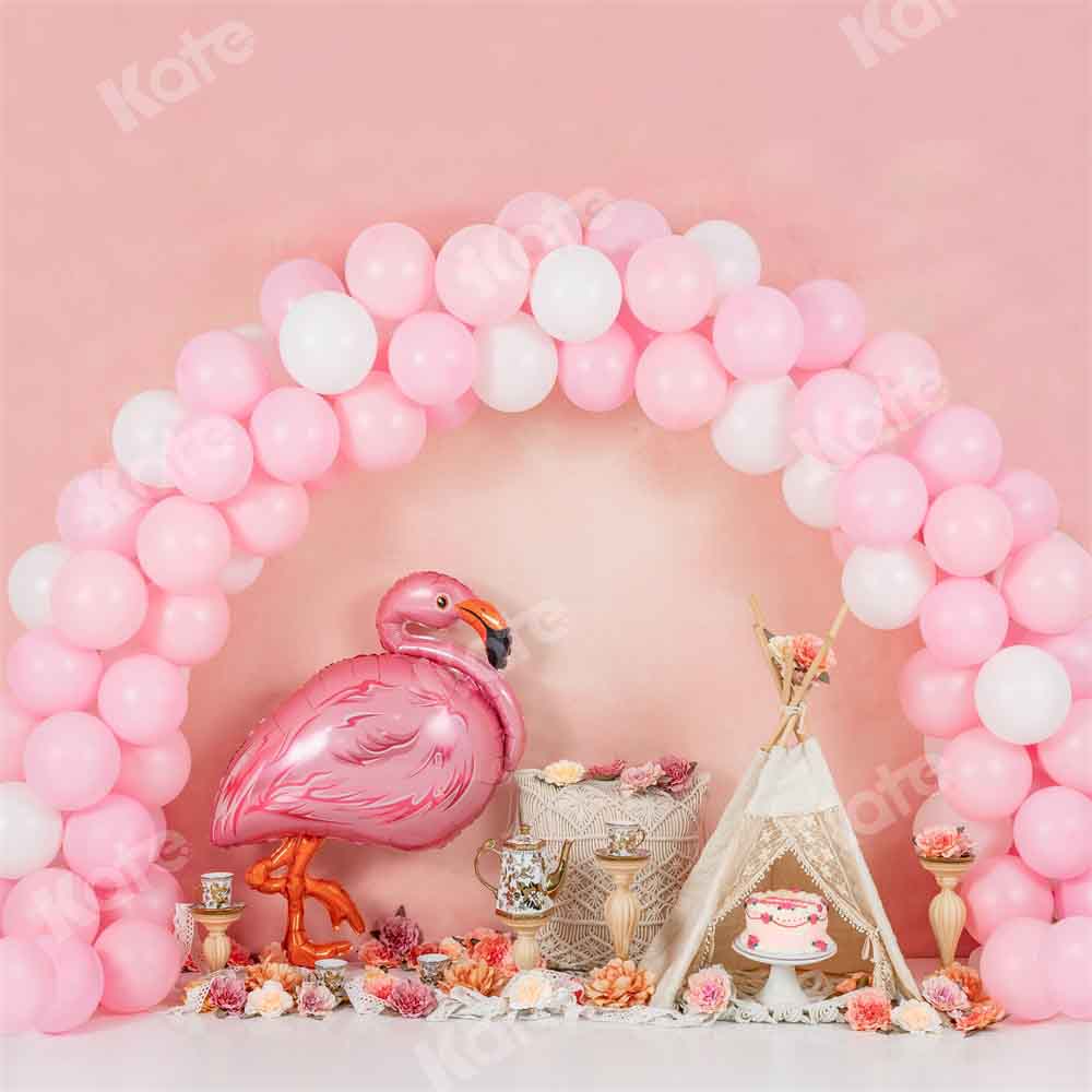 Kate Birthday Rainbow Arch Backdrop Afternoon Tea Designed by Emetselch - Kate Backdrop AU