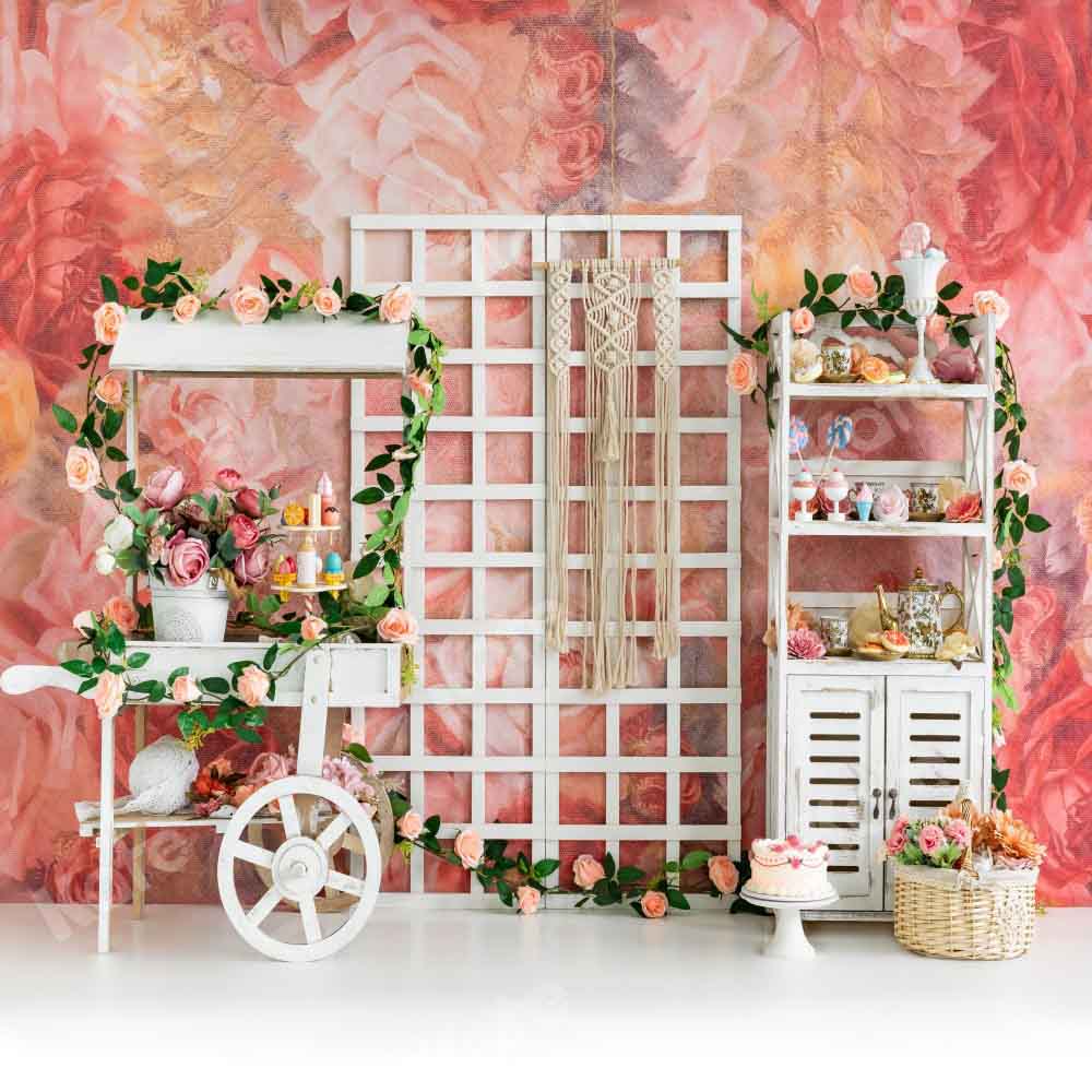 Kate Mother's Day Flowers Backdrop Room Birthday Designed by Emetselch