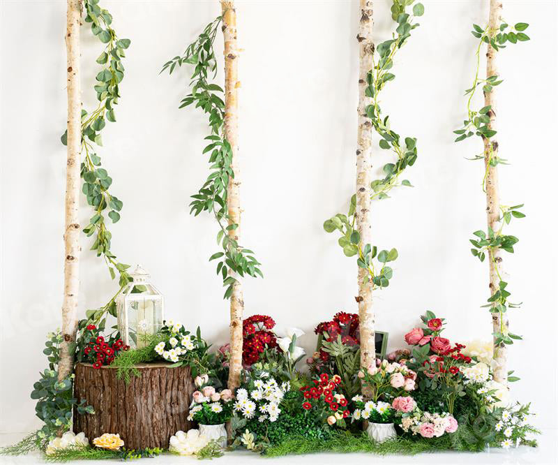 Kate Spring Backdrop Woodland Flower for Photography - Kate Backdrop AU