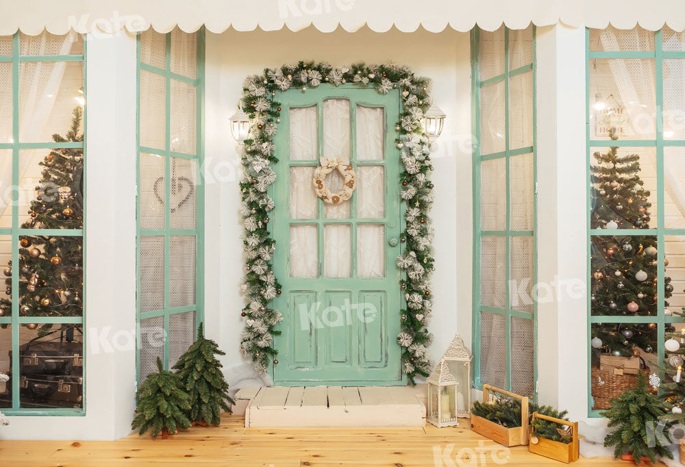 Kate Christams Backdrop Trees Store Gifts Outdoor Designed by Chain Photography