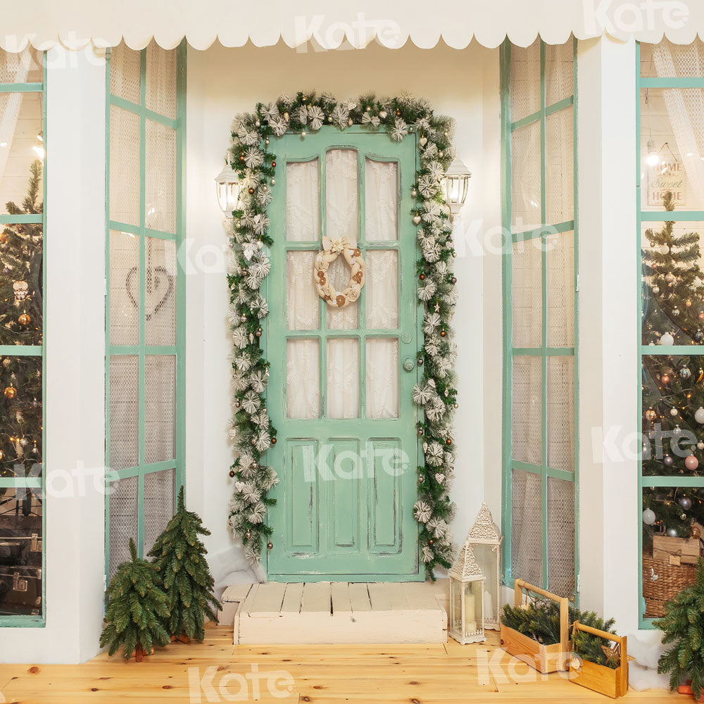 Kate Christams Backdrop Trees Store Gifts Outdoor Designed by Chain Photography