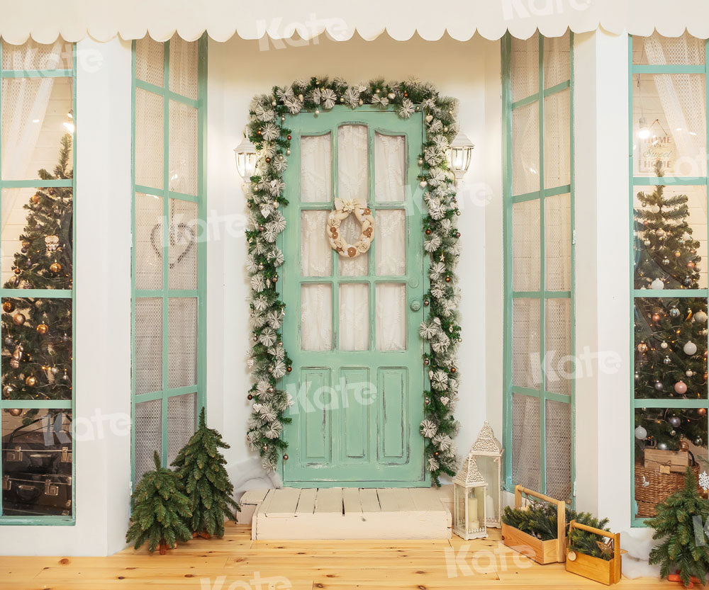 Kate Christams Backdrop Trees Store Gifts Outdoor Designed by Chain Photography - Kate Backdrop AU