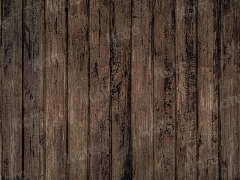 Kate Dark Vintage Wood Grain Backdrop for Photography