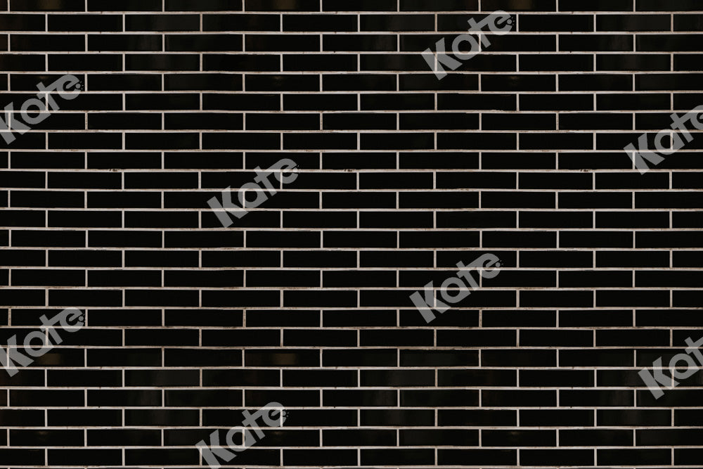 Kate Brick Wall Backdrop Black Vintage Designed by Chain Photography - Kate Backdrop AU