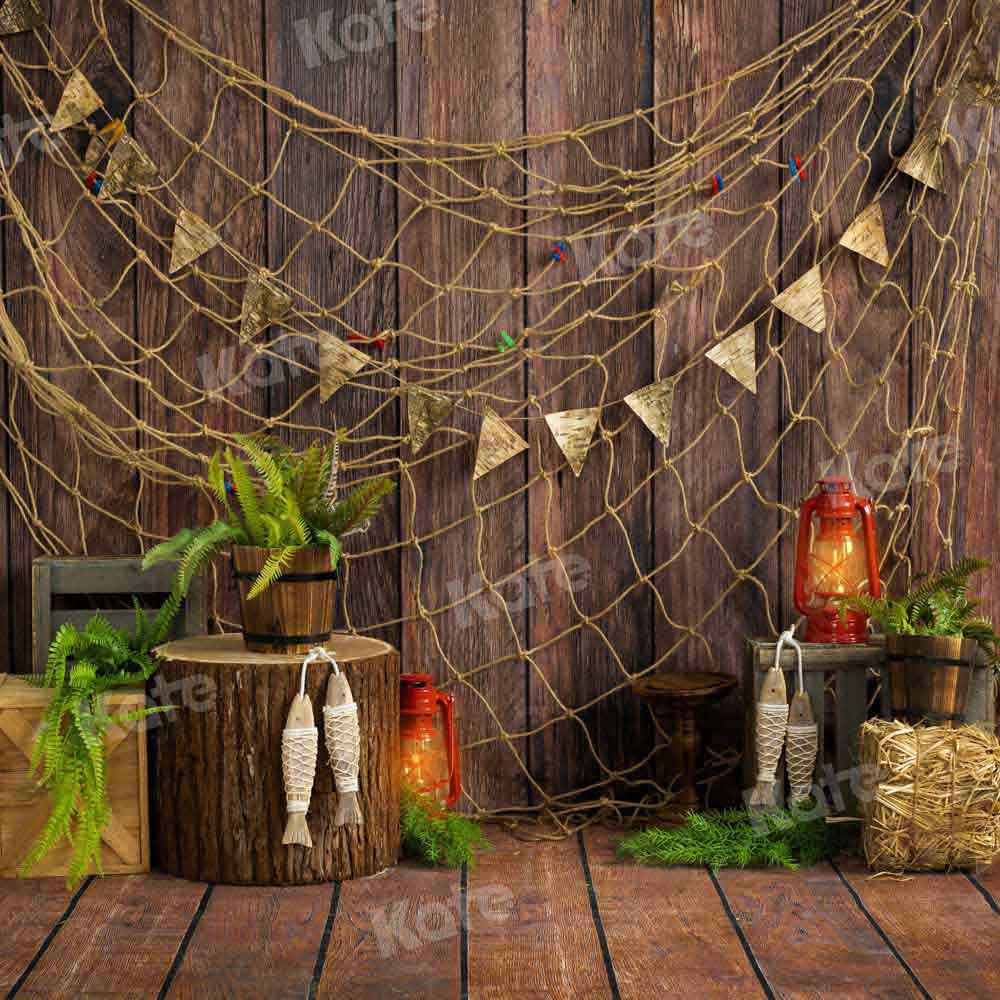 Kate Wood Fishing Net Backdrop Designed by Emetselch - Kate Backdrop AU