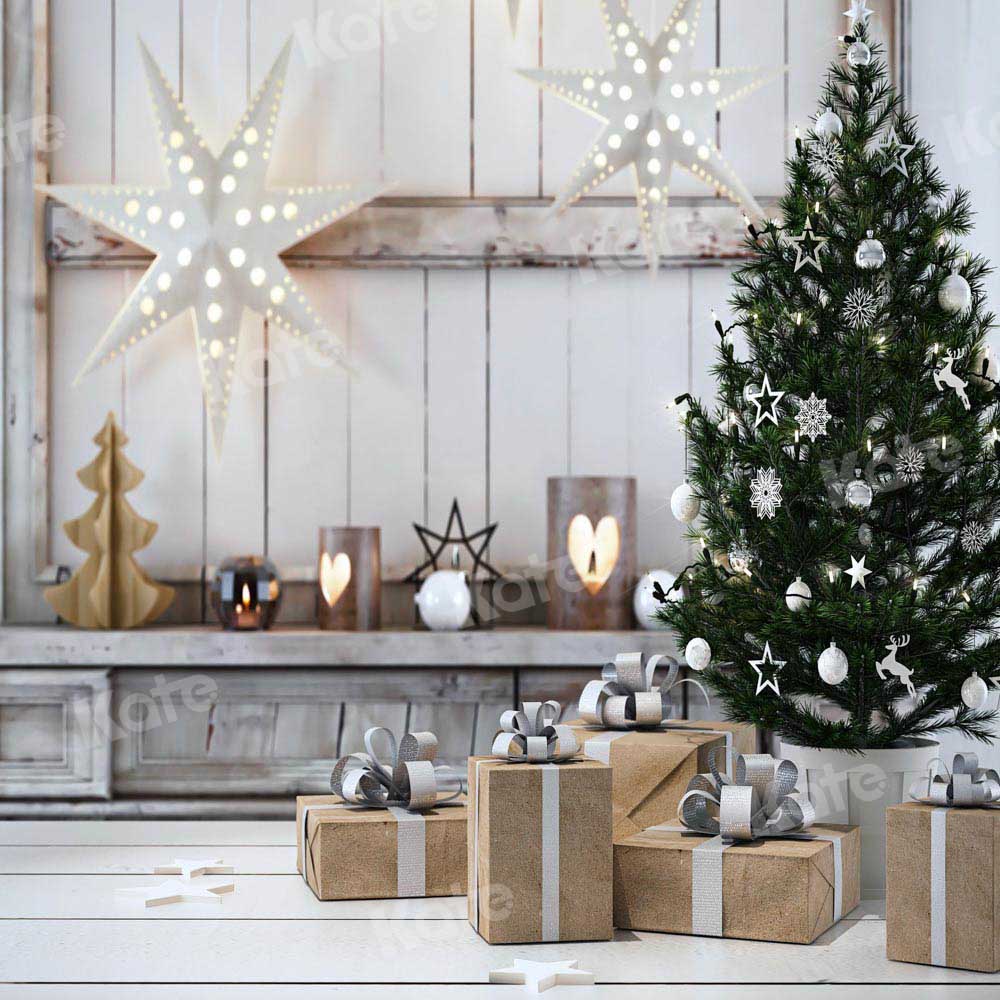 Kate Christmas Tree Backdrop Cabinet Gift Box Designed by Chain Photography - Kate Backdrop AU