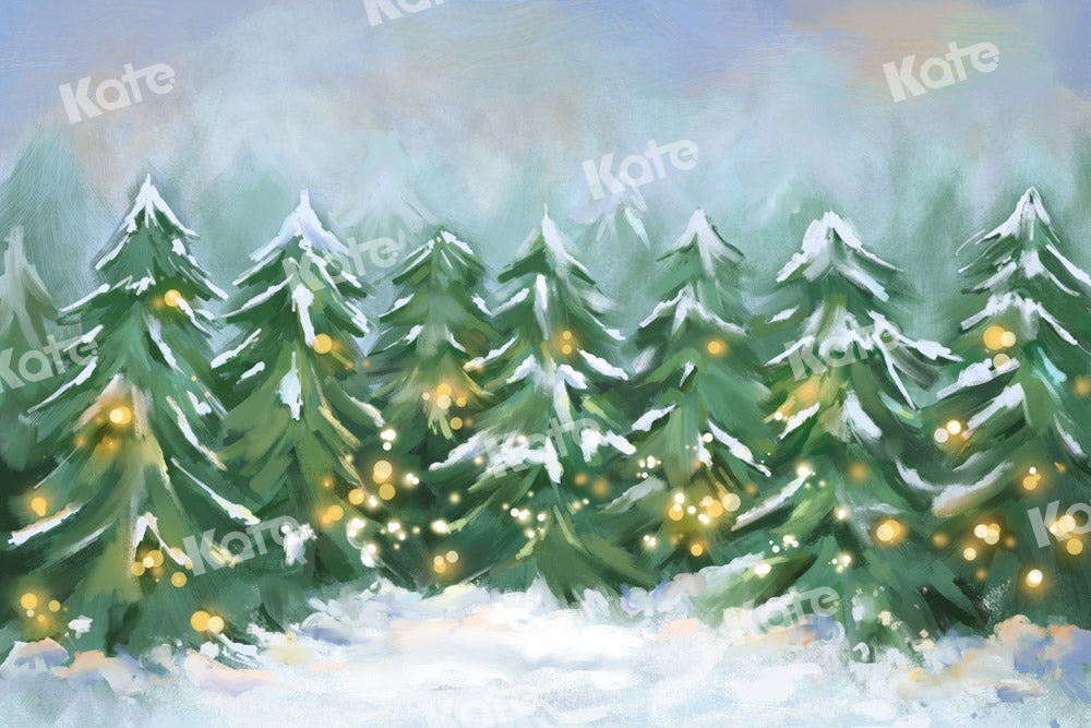 Kate Snow Christmas Tree Backdrop Designed by GQ - Kate Backdrop AU