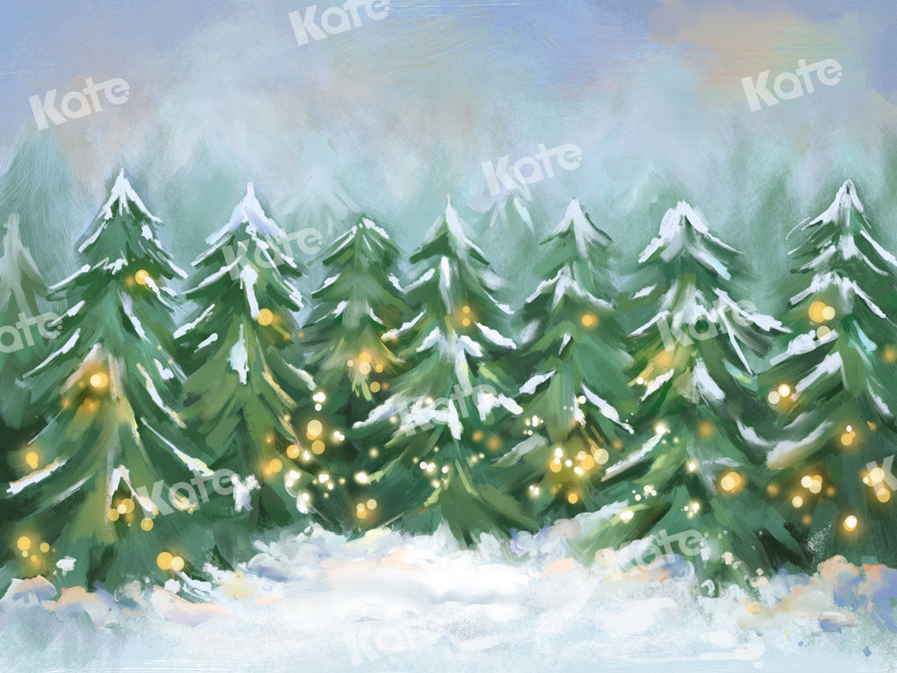 Kate Snow Christmas Tree Backdrop Designed by GQ - Kate Backdrop AU