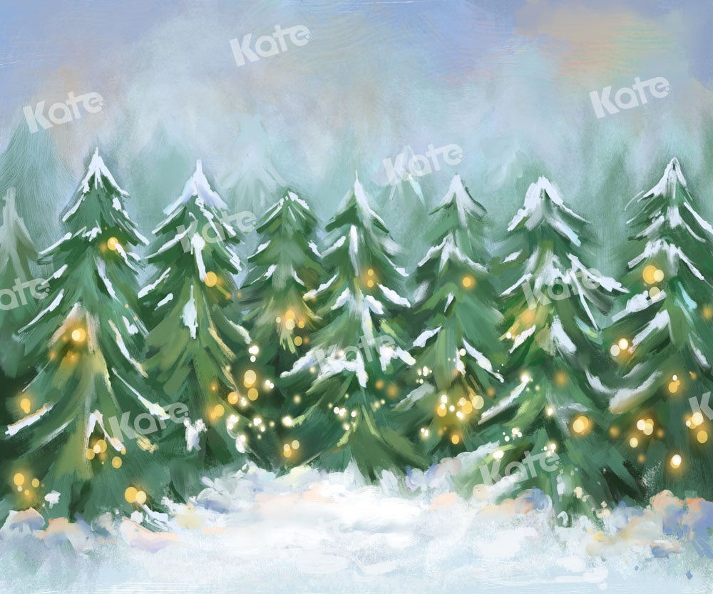 Kate Snow Christmas Tree Backdrop Designed by GQ - Kate Backdrop AU