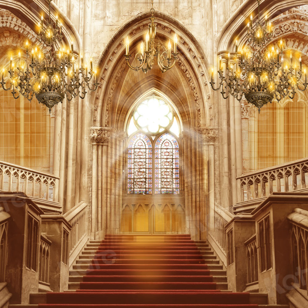 Kate Golden Stairs Backdrop Interior Architecture for Photography - Kate Backdrop AU