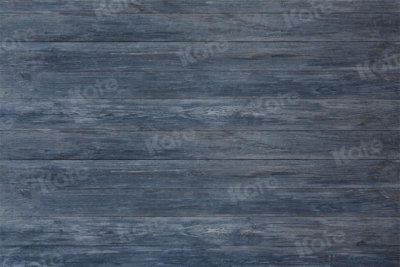 Kate Vintage Wood Backdrop Grey Blue for Photography