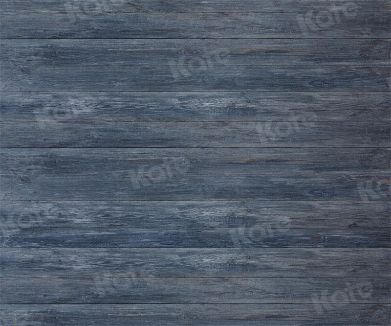 Kate Vintage Wood Backdrop Grey Blue for Photography