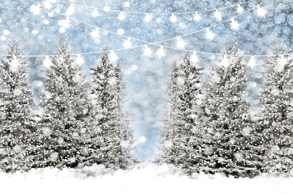 Kate Snow Christmas Tree Backdrop Forest for Photography