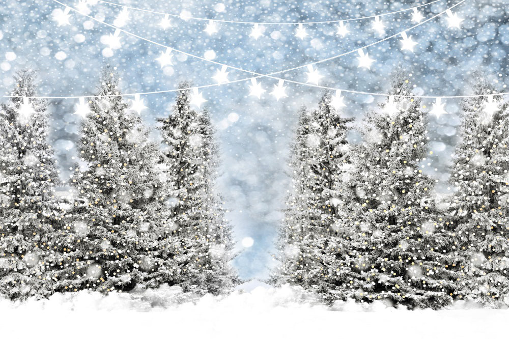 Kate Snow Christmas Tree Backdrop Forest for Photography - Kate Backdrop AU