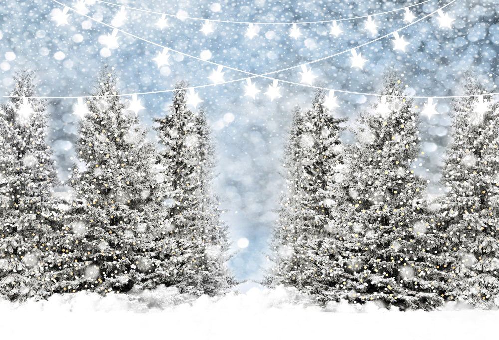 Kate Snow Christmas Tree Backdrop Forest for Photography - Kate Backdrop AU
