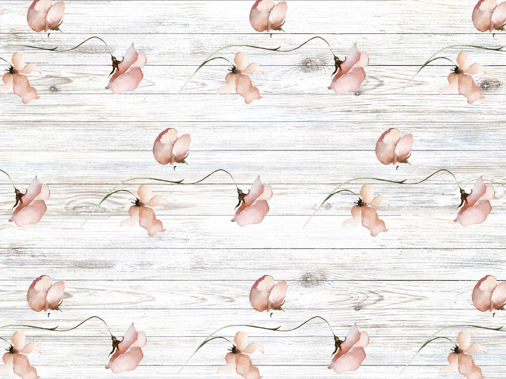 Kate Flowers Wood Backdrop for Photography - Kate Backdrop AU