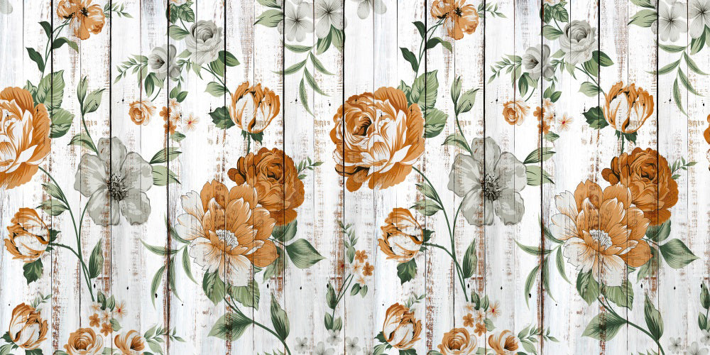 Kate Floral Plank Backdrop Abstract Texture for Photography