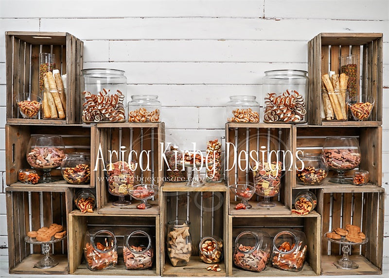 Kate 7x5ft Puppy Treats Backdrops Designed by Arica Kirby - Kate Backdrop AU