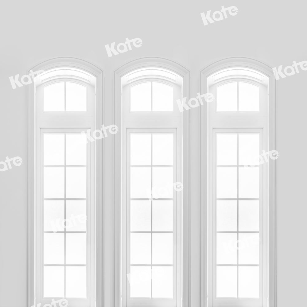 Kate White Windows Backdrop Simple Style Designed by Chain Photography