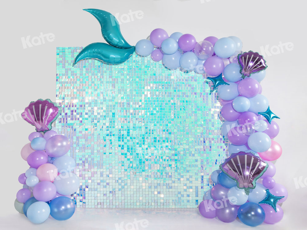 Kate Balloon Party Backdrop Birthday Designed by Emetselch - Kate Backdrop AU