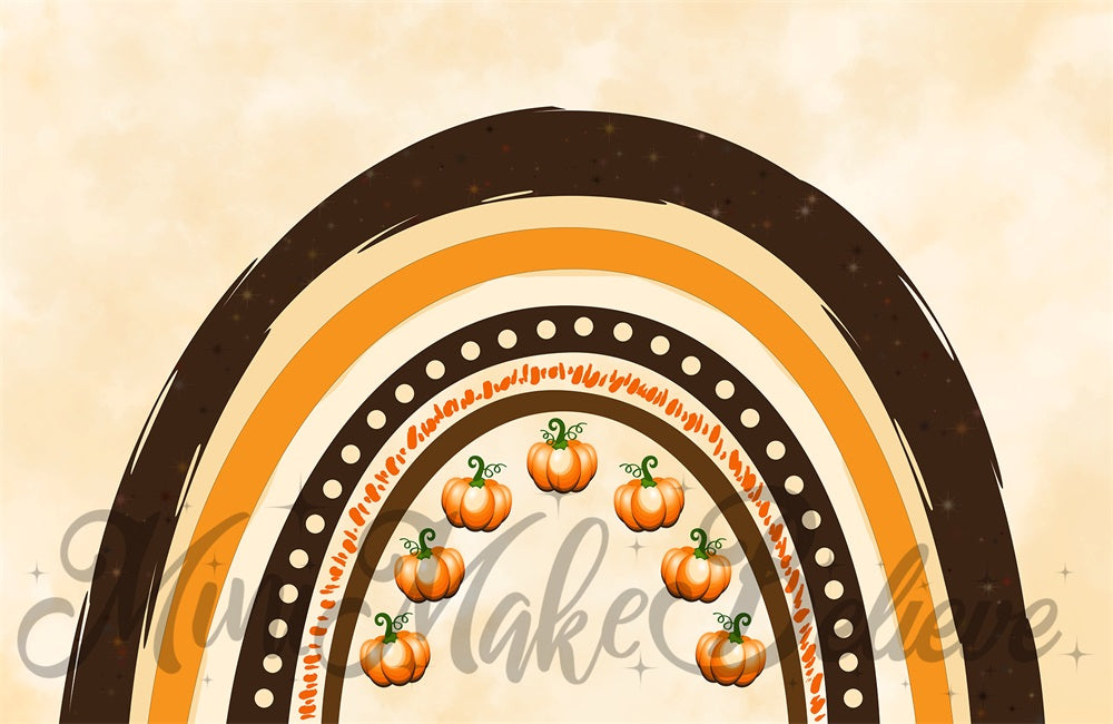 Kate Pumpkins Rainbow Backdrop Cake Smash Designed by Mini MakeBelieve - Kate Backdrop AU