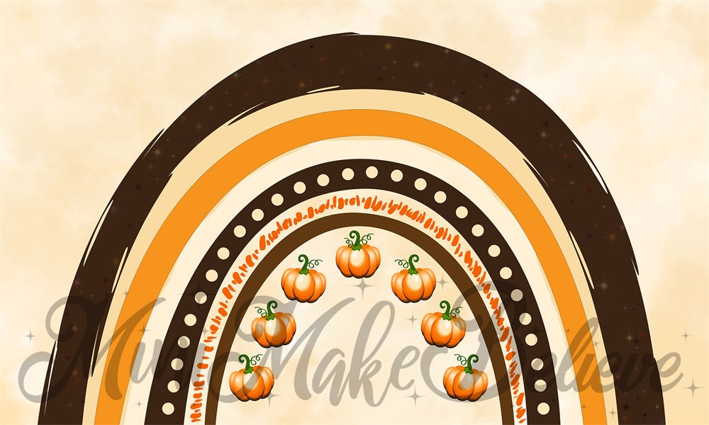 Kate Pumpkins Rainbow Backdrop Cake Smash Designed by Mini MakeBelieve - Kate Backdrop AU
