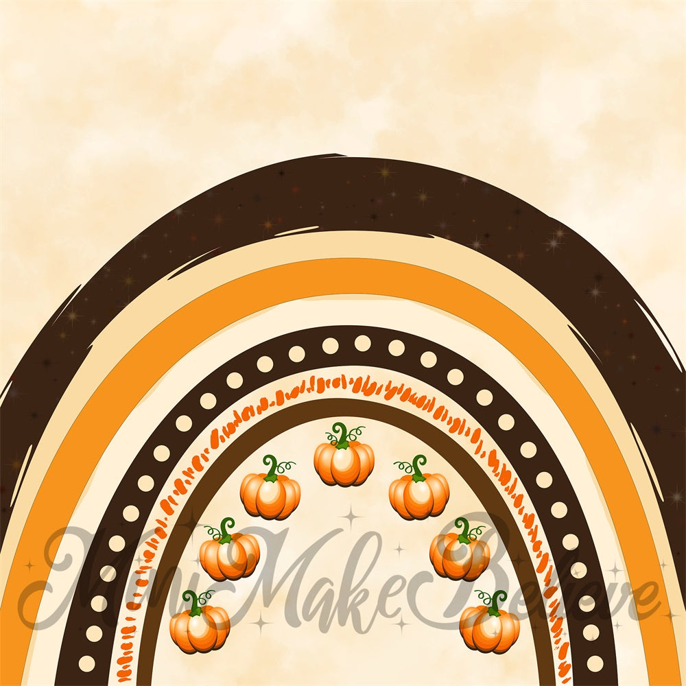 Kate Pumpkins Rainbow Backdrop Cake Smash Designed by Mini MakeBelieve - Kate Backdrop AU