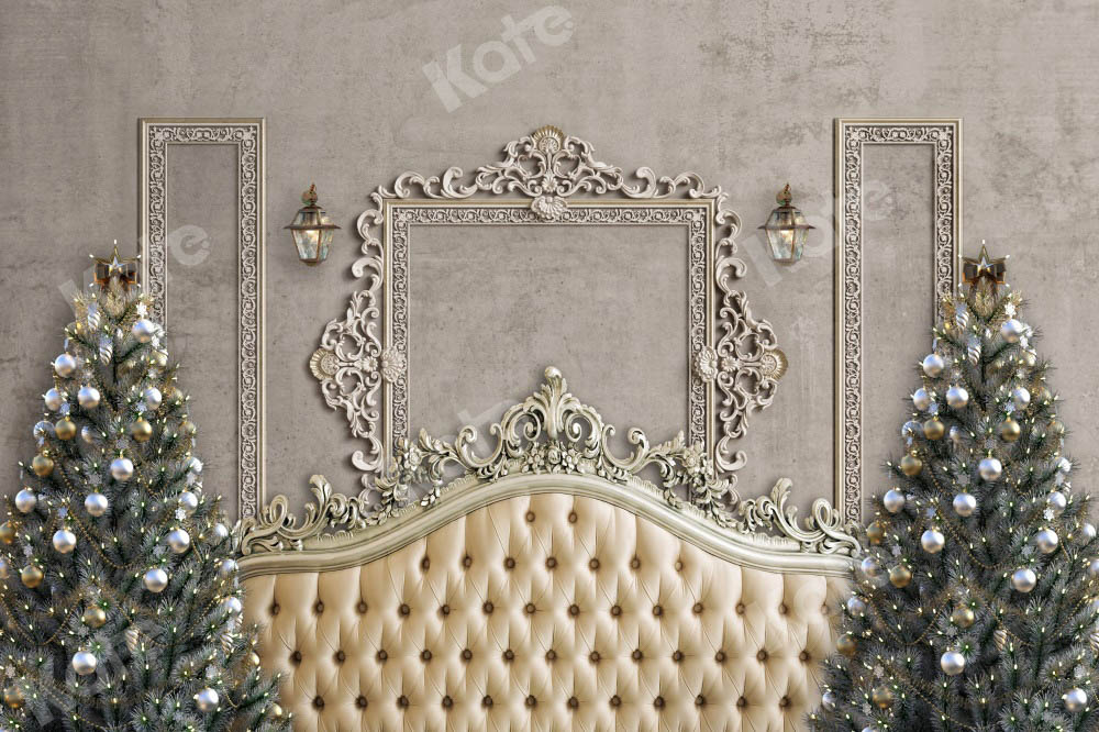 Kate Christmas Retro Backdrop Headboard Winter Designed by Chain Photography