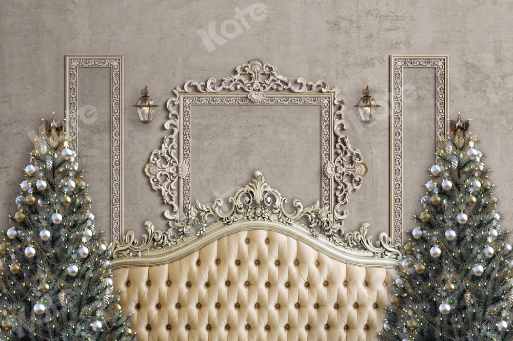 Kate Christmas Retro Backdrop Headboard Winter Designed by Chain Photography