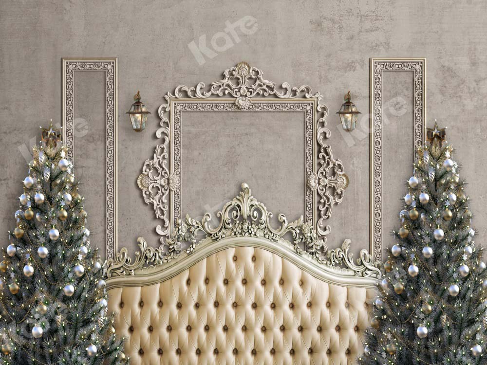 Kate Christmas Retro Backdrop Headboard Winter Designed by Chain Photography