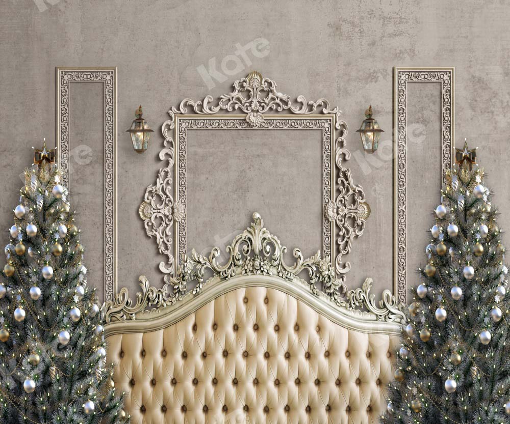 Kate Christmas Retro Backdrop Headboard Winter Designed by Chain Photography