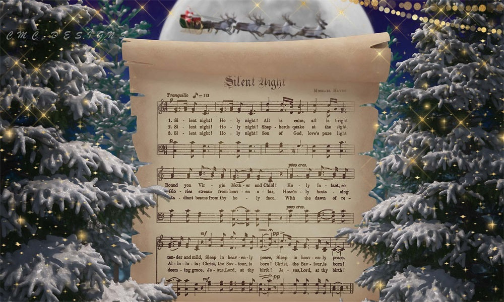 Kate Santas Flight Backdrop Winter Song Designed by Candice Compton