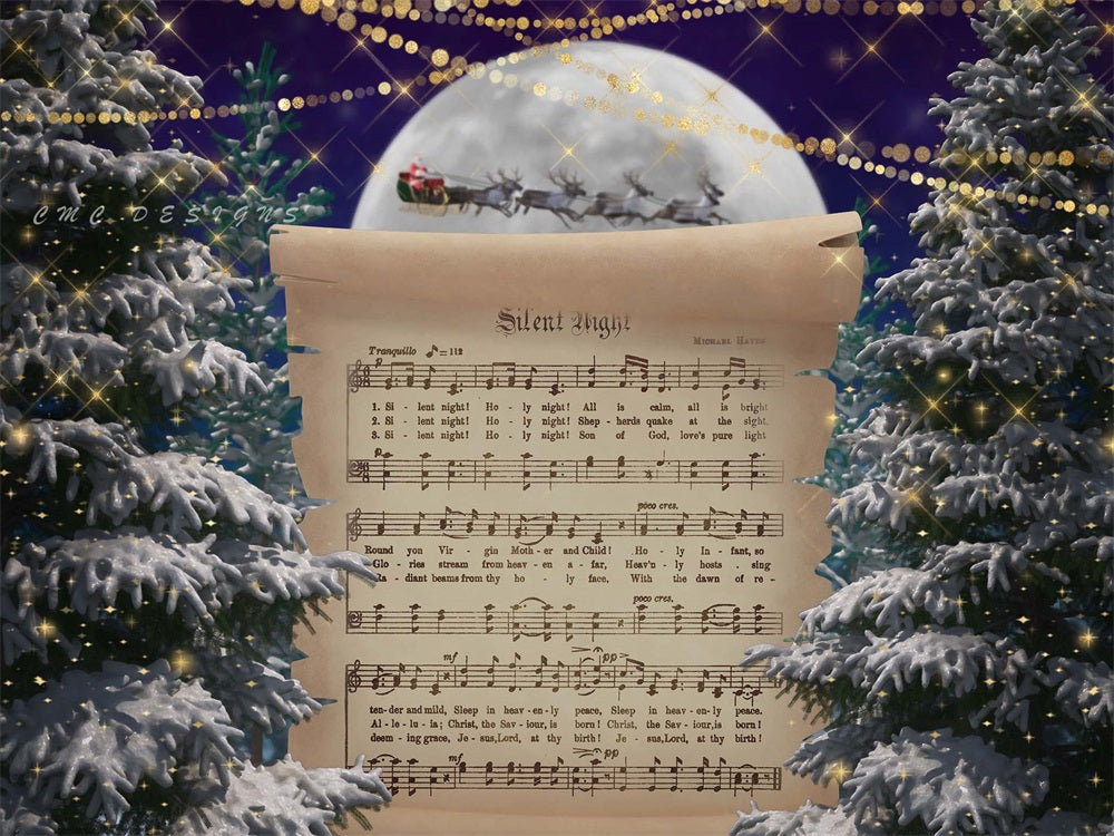 Kate Santas Flight Backdrop Winter Song Designed by Candice Compton
