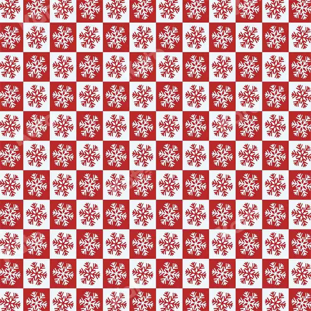 Kate Christmas Backdrop Snowflake Winter Designed by Chain Photography - Kate Backdrop AU