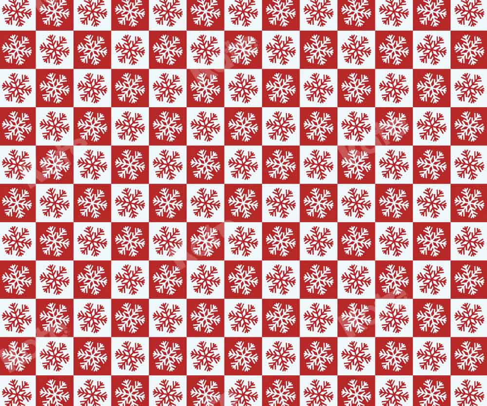 Kate Christmas Backdrop Snowflake Winter Designed by Chain Photography - Kate Backdrop AU