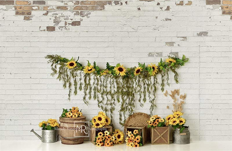 Kate Country Sunflowers Backdrop Designed by Mandy Ringe Photography