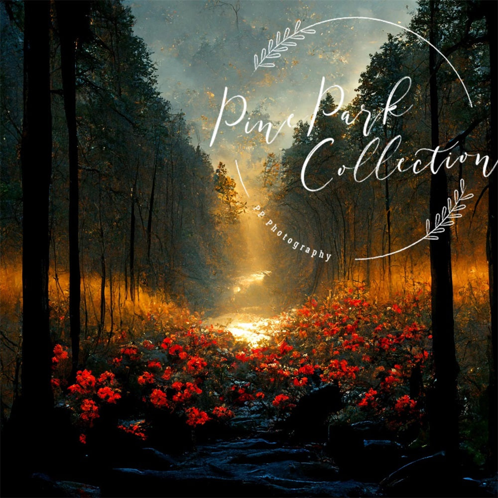 Kate Mountian WildFlowers Backdrop Designed By Pine Park Collection - Kate Backdrop AU