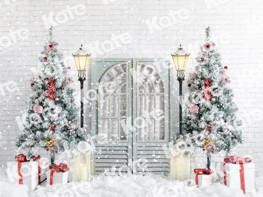 Kate Christmas Snowflake Backdrop Winter Gate Designed by Uta Mueller Photography