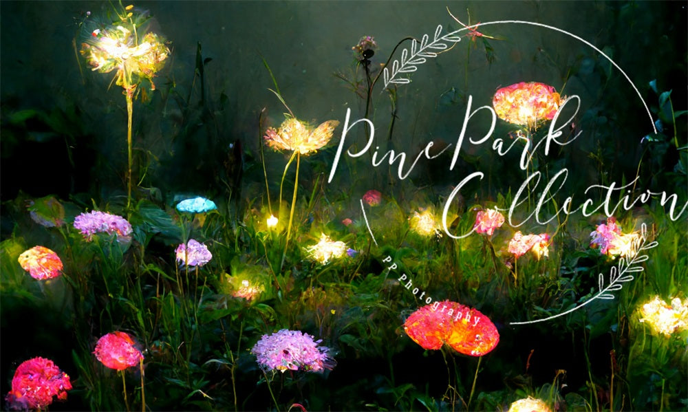 Kate Fairy Garden Whimsy Two Backdrop Designed By Pine Park Collection - Kate Backdrop AU