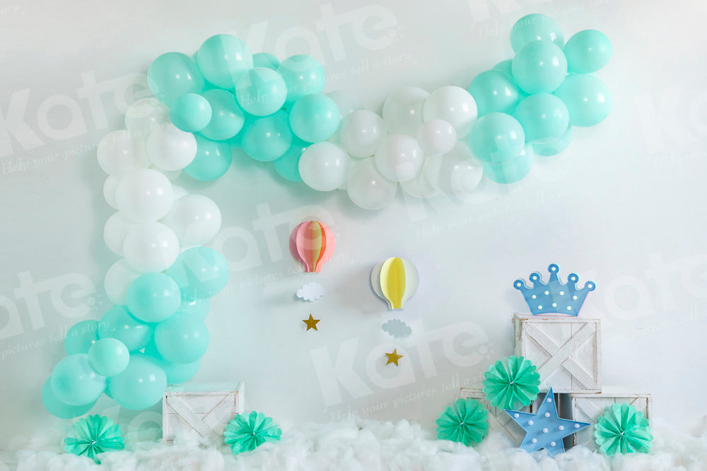 Kate Balloon Cake Smash Backdrop Designed by Emetselch