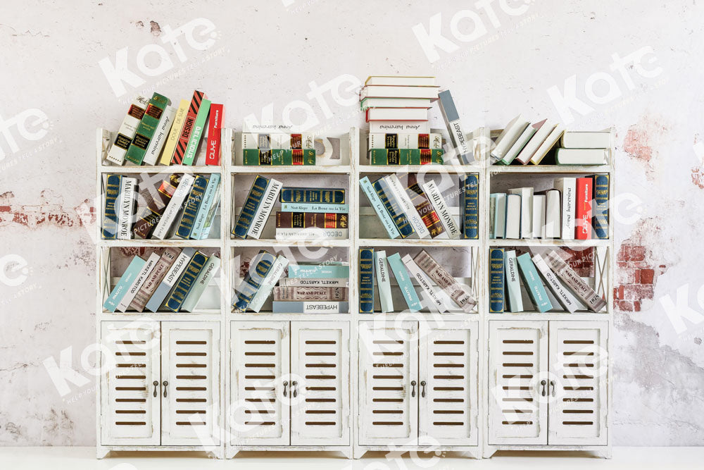 Kate Bookshelf Backdrop Back to School Designed by Emetselch