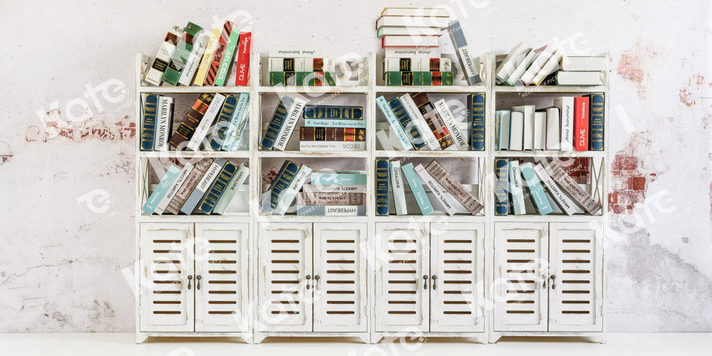 Kate Bookshelf Backdrop Back to School Designed by Emetselch - Kate Backdrop AU