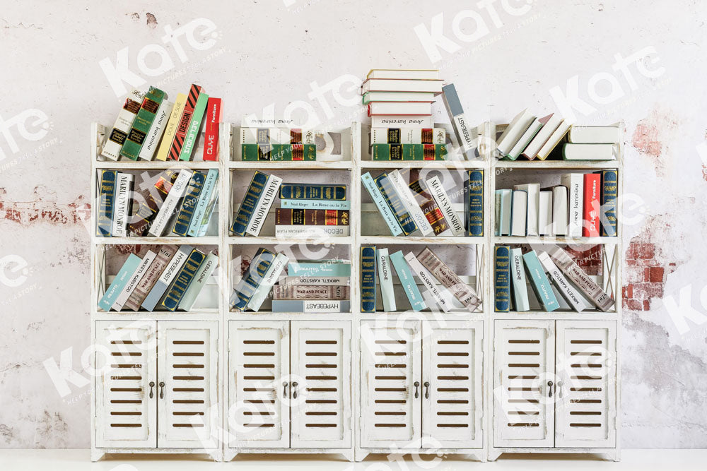 Kate Bookshelf Backdrop Back to School Designed by Emetselch - Kate Backdrop AU