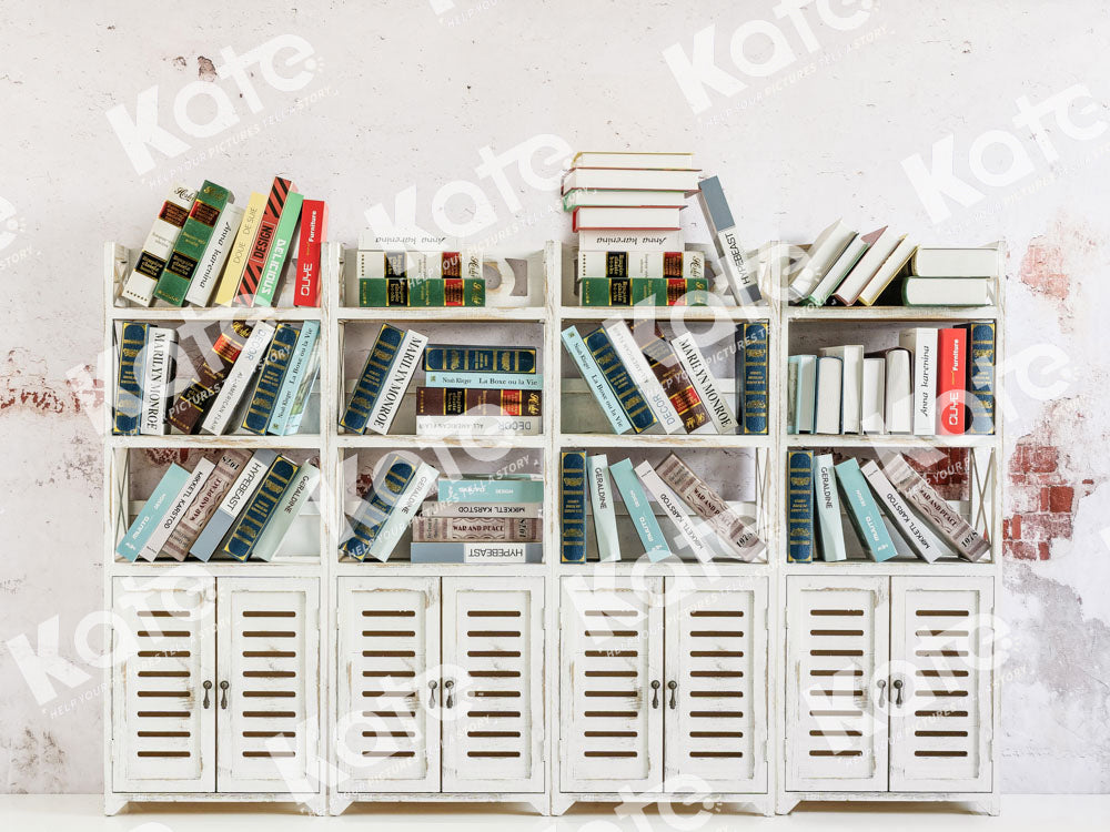 Kate Bookshelf Backdrop Back to School Designed by Emetselch - Kate Backdrop AU