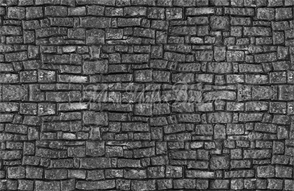 Kate Gray Cobblestone Backdrop Ground Holiday Halloween Christmas Designed by Mini MakeBelieve - Kate Backdrop AU