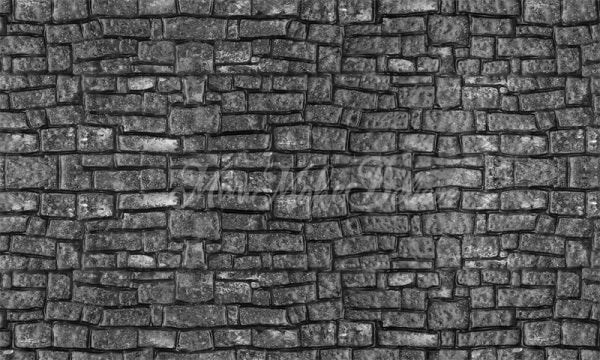 Kate Gray Cobblestone Backdrop Ground Holiday Halloween Christmas Designed by Mini MakeBelieve - Kate Backdrop AU