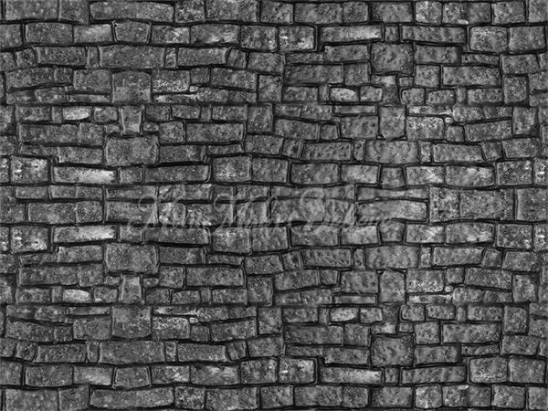 Kate Gray Cobblestone Backdrop Ground Holiday Halloween Christmas Designed by Mini MakeBelieve - Kate Backdrop AU